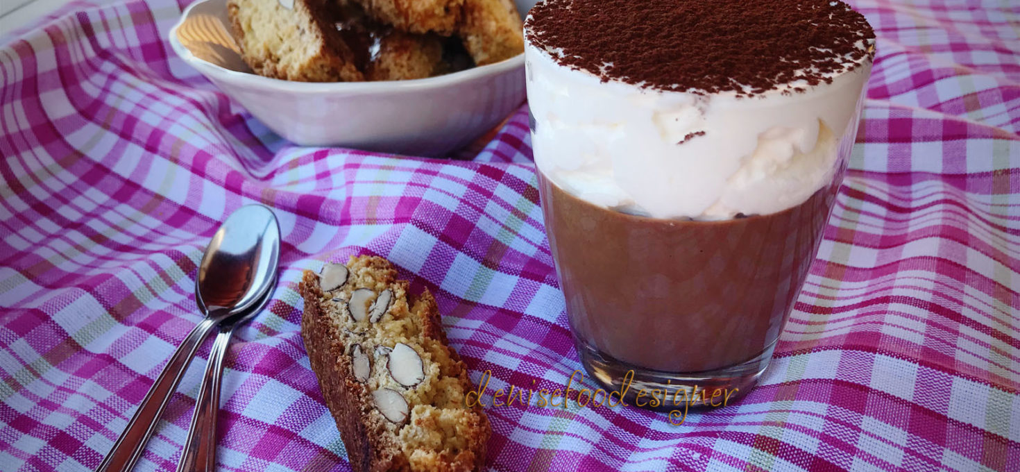 CHOCOLATE PUDDING AND CANTUCCI
