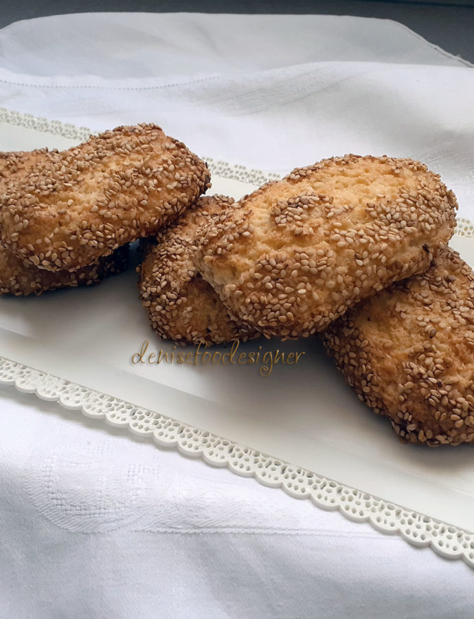 WHITE SESAME SEEDS BISCUITS