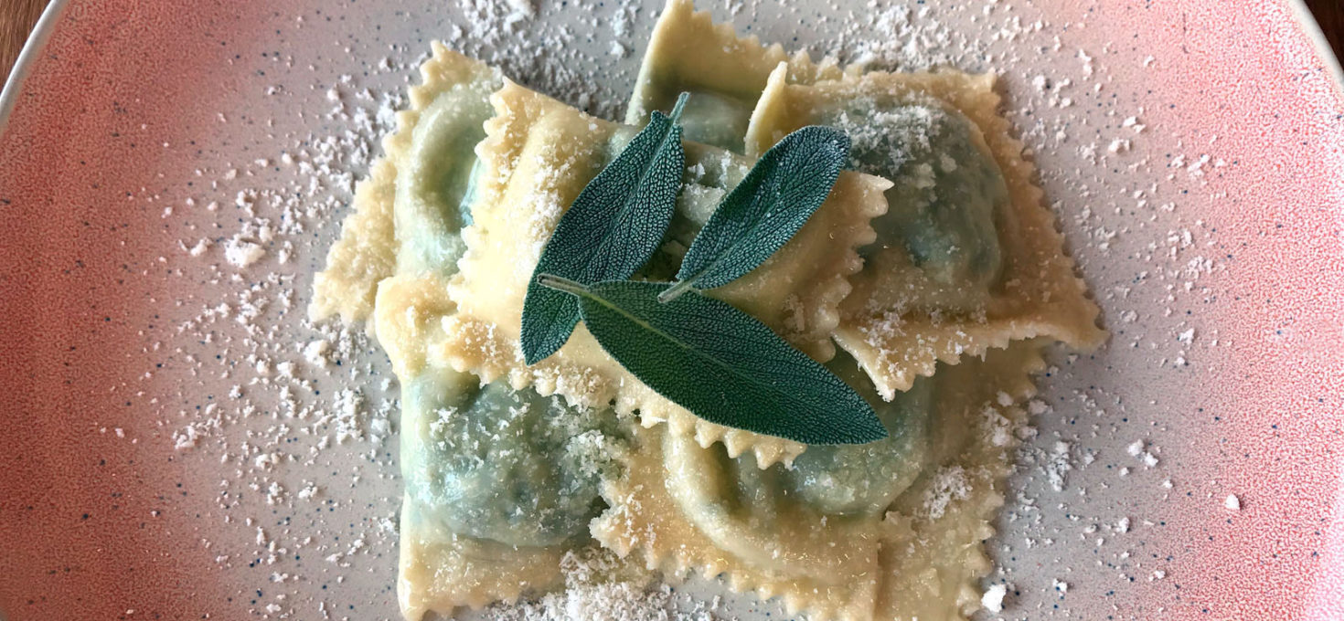 SPINACH AND RICOTTA RAVIOLI