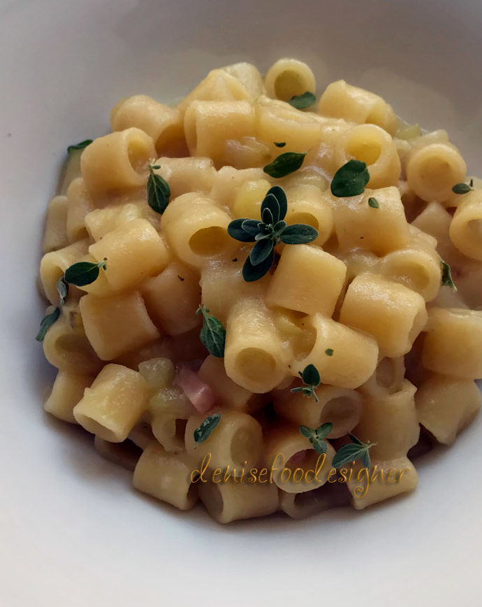 PASTA, POTATOES AND SPECK