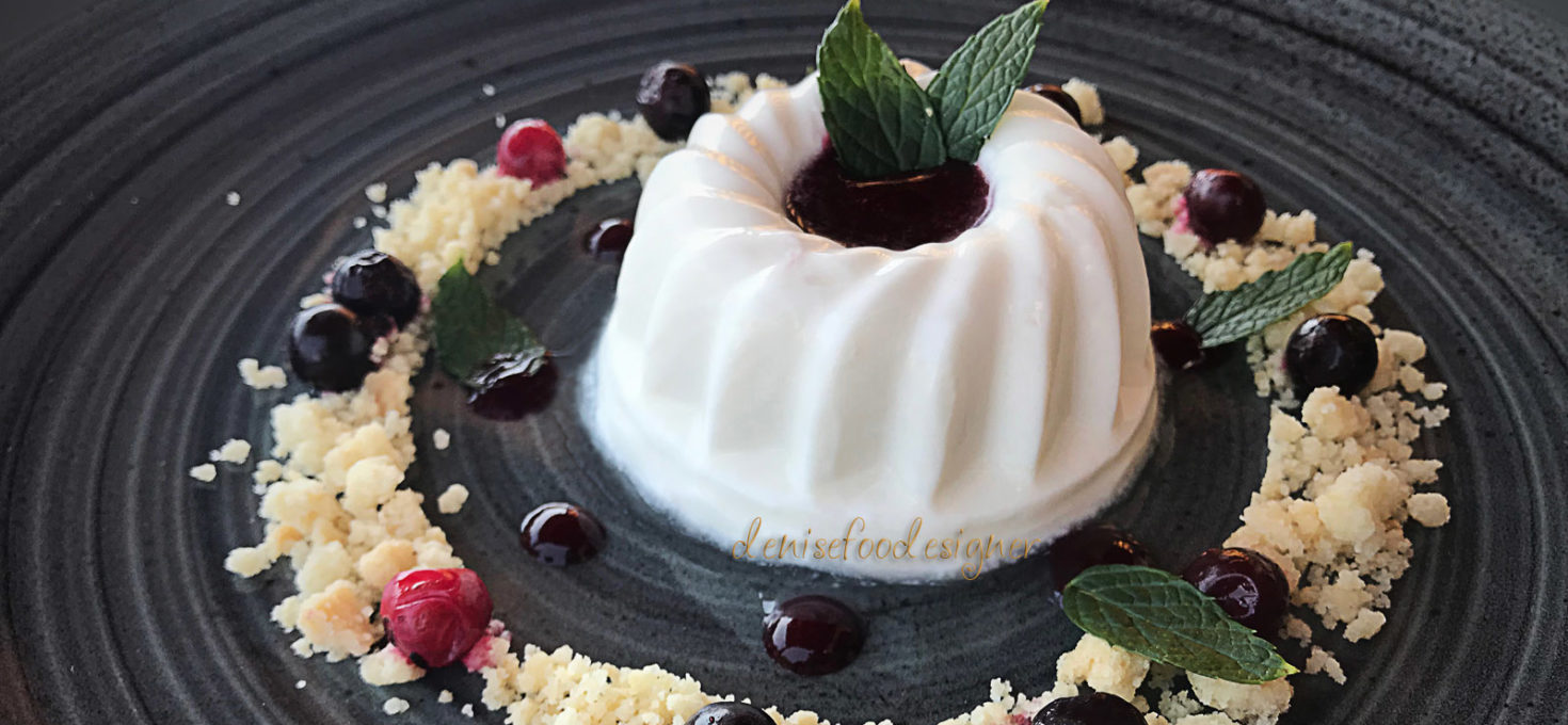 COCONUT AND LIME PANNA COTTA